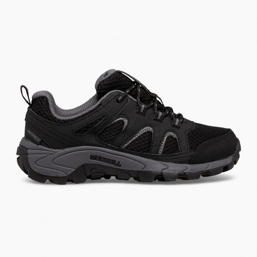 Merrell Men's Black and Gray Trail Sneakers